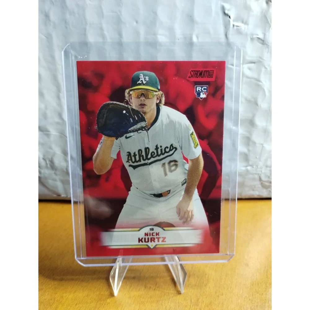 2025 Topps Stadium Club Red Foil Parallels Lot of 12 - Coby Mayo, Nick Kurtz +